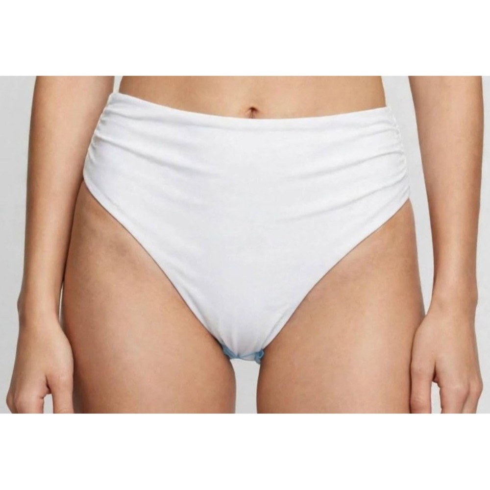 Asos Design White Bikini Bottom Swimwear Sz 22 Cheeky Beach Pool Vacation NWOT